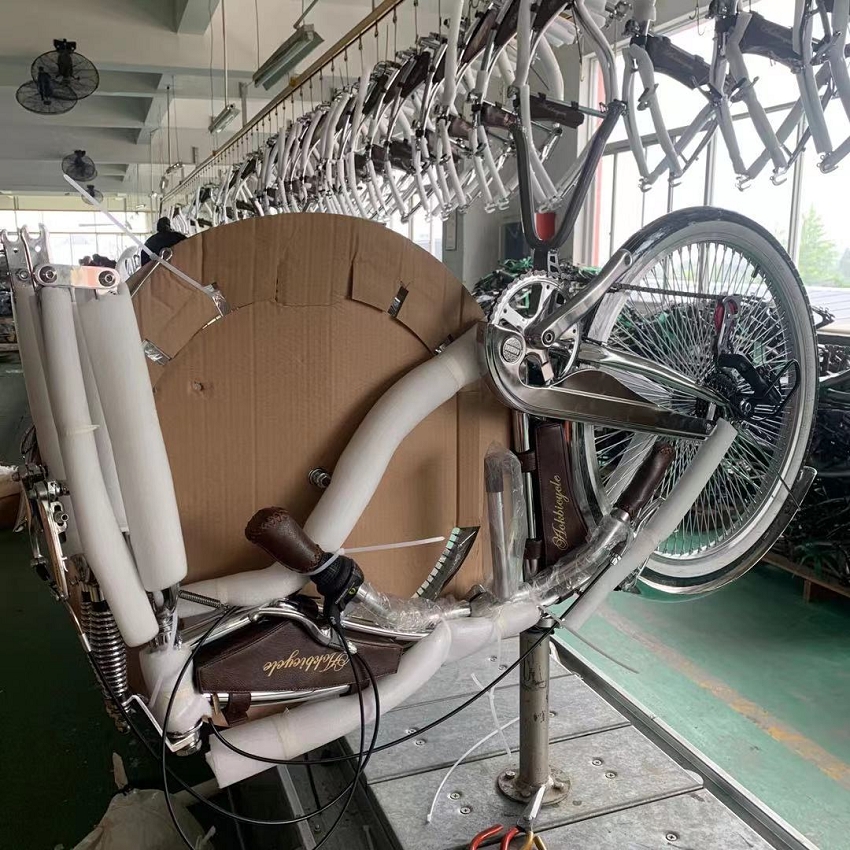 Super Chrome Retro Cruiser Bike Vintage Bicycle